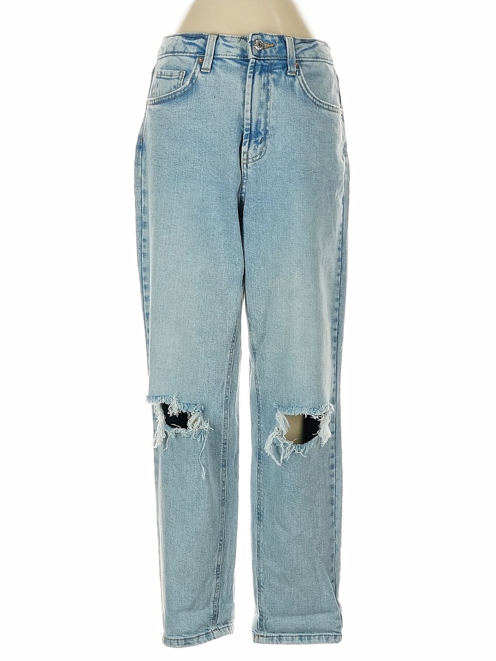 wild fable Light Blue Ripped Boyfriend Jeans